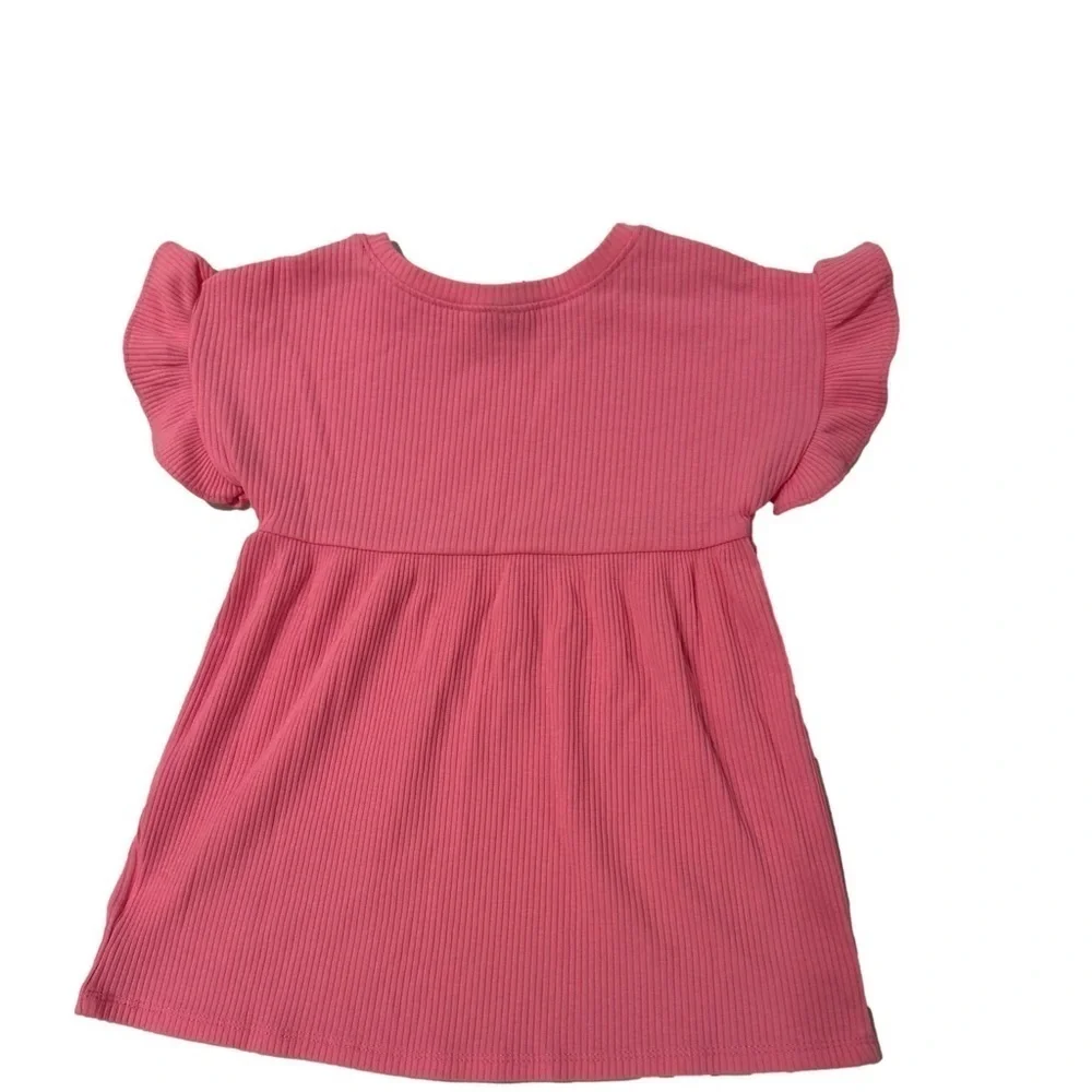 Old Navy Pink Ribbed Knit Dress Size 12-18 Months NWT